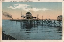 Wilcox Pier Savin Rock, CT Postcard Postcard Postcard