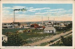 Sinclair Oil Refinery Coffeyville, KS Postcard Postcard Postcard