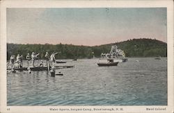 Water Sports - Sargent Camp Postcard