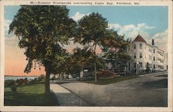 Eastern Promenade overlooking Casco Bay Postcard