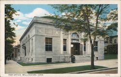 Post Office Wallingford, CT Postcard Postcard Postcard