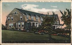 Thames Hall, Connecticut College for Women Postcard