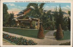 Home of Dustin Farnum Postcard