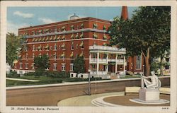Hotel Barre Postcard