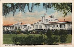 Mira Mar Hotel and Apartments Sarasota, FL Postcard Postcard Postcard