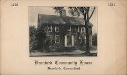 Branford Community House 1726-1921 Connecticut Postcard Postcard Postcard