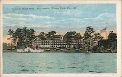 Seminole Hotel from Lake Osceola Winter Park, FL Postcard Postcard Postcard