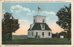 New Tower House on Top of Lofty Mt. Utsayantha Stamford, NY Postcard Postcard Postcard