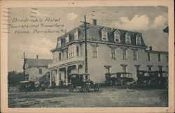 Brodrick's Hotel Tourists and Travellers Home Postcard