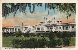 Mira Mar Hotel and Apartments Sarasota, FL Postcard Postcard Postcard