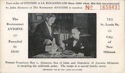 Restaurant Antoine Postcard