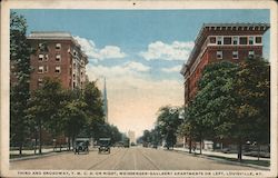 Third and Broadway Postcard