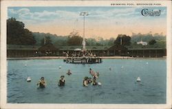 Swimming Pool, Brookside Park Postcard