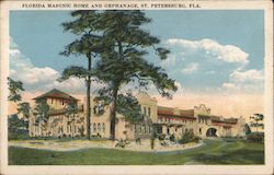 Florida Masonic Home and Orphanage Postcard