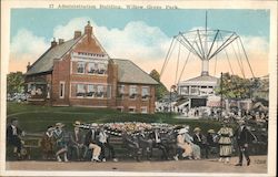 Administration Building, Willow Grove Park Postcard