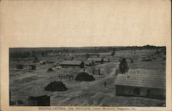 Headquarters, 56th Brigade, Camp Hancock Postcard