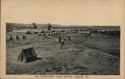 2nd Artillery, Camp Hancock Postcard