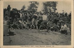 The Manly Art, Camp Hancock Augusta, GA Postcard Postcard Postcard