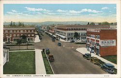 Commerce Avenue Longview, WA Postcard Postcard Postcard