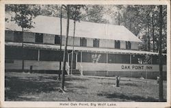 Hotel Oak Point, Big Wolf Lake Postcard