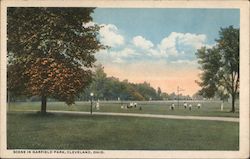 Scene in Garfield Park Cleveland, OH Postcard Postcard Postcard