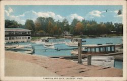 Pavilion and Dock Postcard