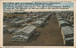 U.S. National Army Cantonment, Camp Devens Postcard