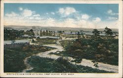 Bird's-Eye View from Ley's Hill, Camp Devans Postcard