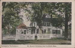 Mr. Moody's Birthplace East Northfield, MA Postcard Postcard Postcard