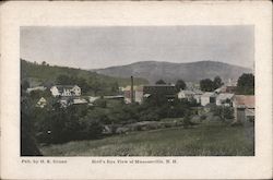 Bird's Eye View of Munsonville, NH New Hampshire Postcard Postcard Postcard