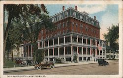 The Pavilion Hotel Montpelier, VT Postcard Postcard Postcard