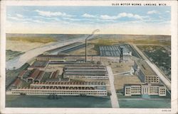 Olds Motor Works Postcard