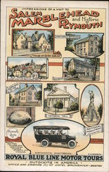 Royal Blue Line Motor Tours Postcard