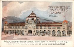 New Home of the Los Angeles Examiner Postcard