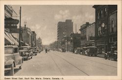 Queen Street East, Sault Ste Postcard