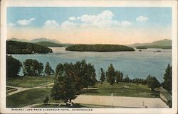 Saranac Lake from Algonquin Hotel, Adirondacks New York Postcard Postcard Postcard