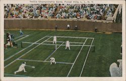 Tennis Championship Game Forest Hills, NY Postcard Postcard Postcard