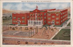 Martha Washington Hotel and Apartments Postcard