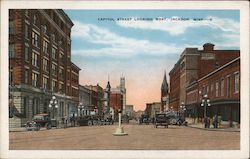 Capitol Street Looking West Postcard