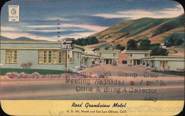 Ross' Grandview Motel San Luis Obispo California
