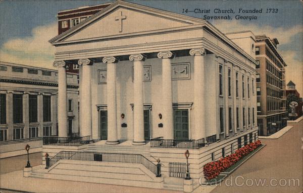 Christ Church, Founded 1733 Savannah Georgia