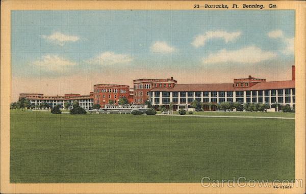 Barracks Fort Benning Georgia