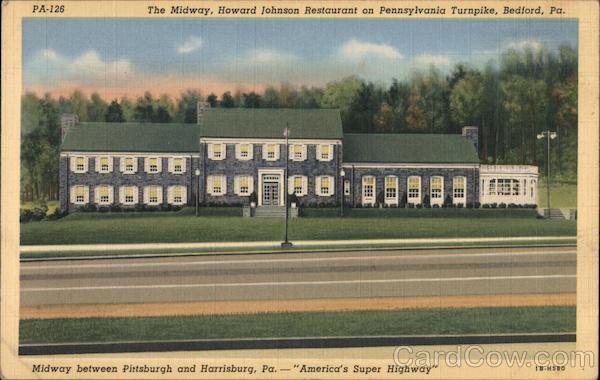 The Midway, Howard Johnson Restaurant on Pennsylvania Turnpike Bedford