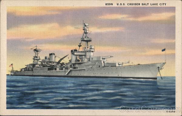 U.S.S. Cruiser Salt Lake City Ships