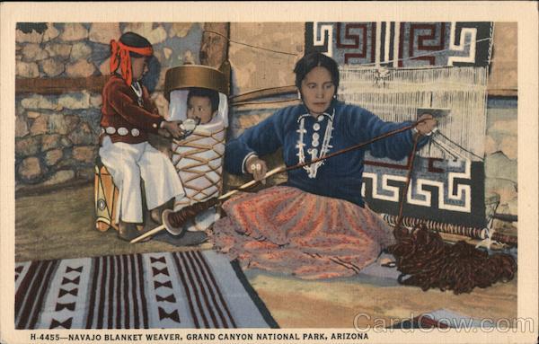Navajo Blanket Weaver Grand Canyon National Park Arizona