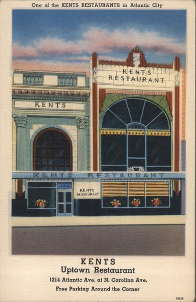 One of the KENTS RESTAURANTS in Atlantic City New Jersey