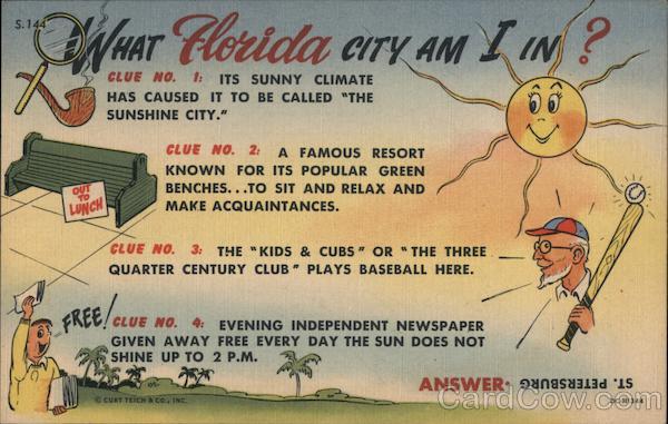 What Florida City Am I In? St. Petersburg