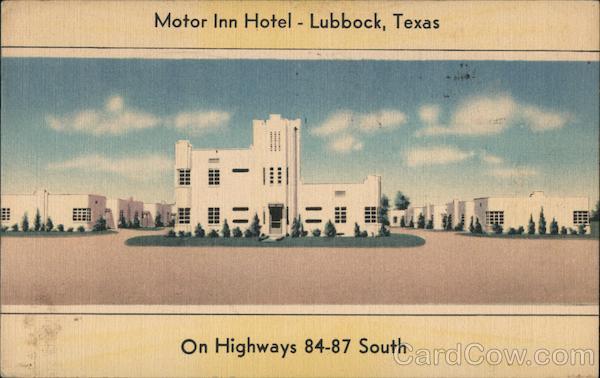 Motor Inn Hotel Lubbock Texas