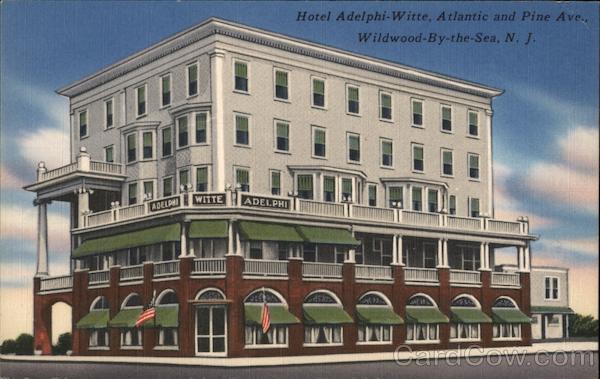 Hotel Adelphi-Witte, Atlantic and Pine Ave. Wildwood-By-the-Sea New Jersey