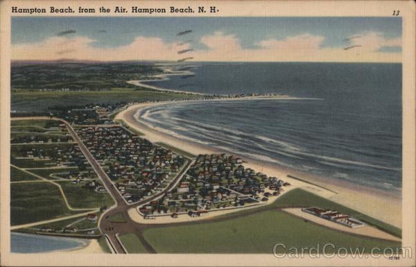 Hampton Beach from the Air New Hampshire